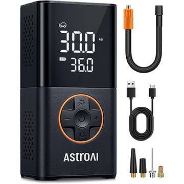 Astroai L7 Tyre inflator at portable air compressor