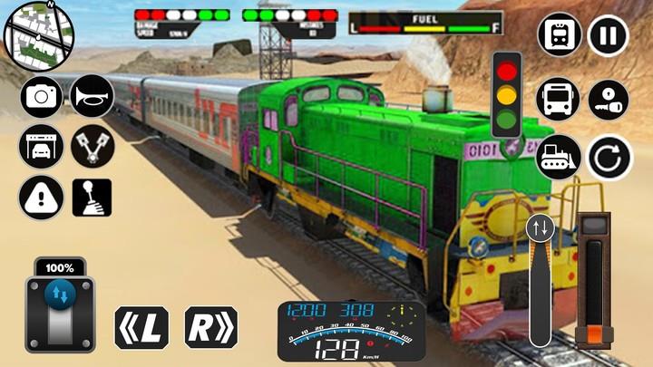 Indian Train Racing Games Captura de pantalla 3