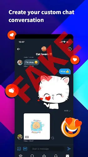 IFake: Fake Chat Messages スクリーンショット 0