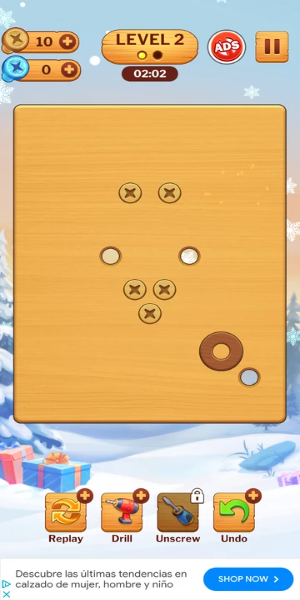 Wood Nuts Game: Unscrew Puzzle 스크린샷 0