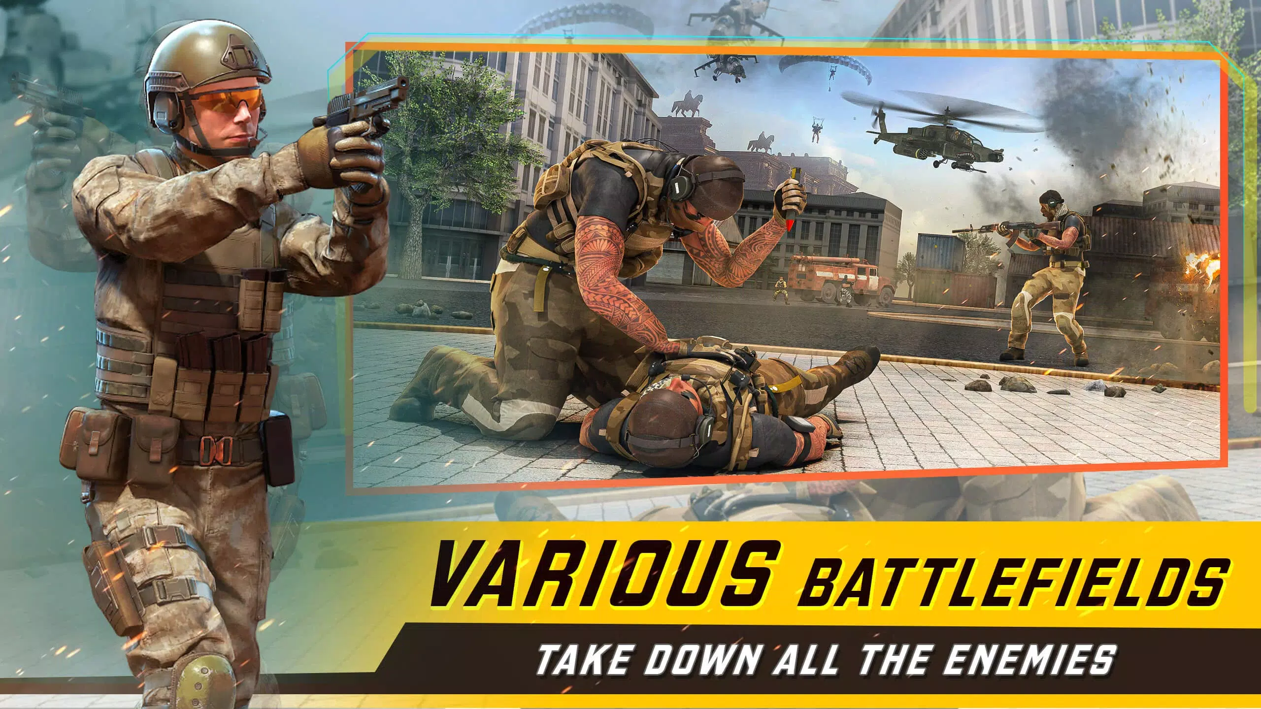 FPS Online Strike Gun Games スクリーンショット 3
