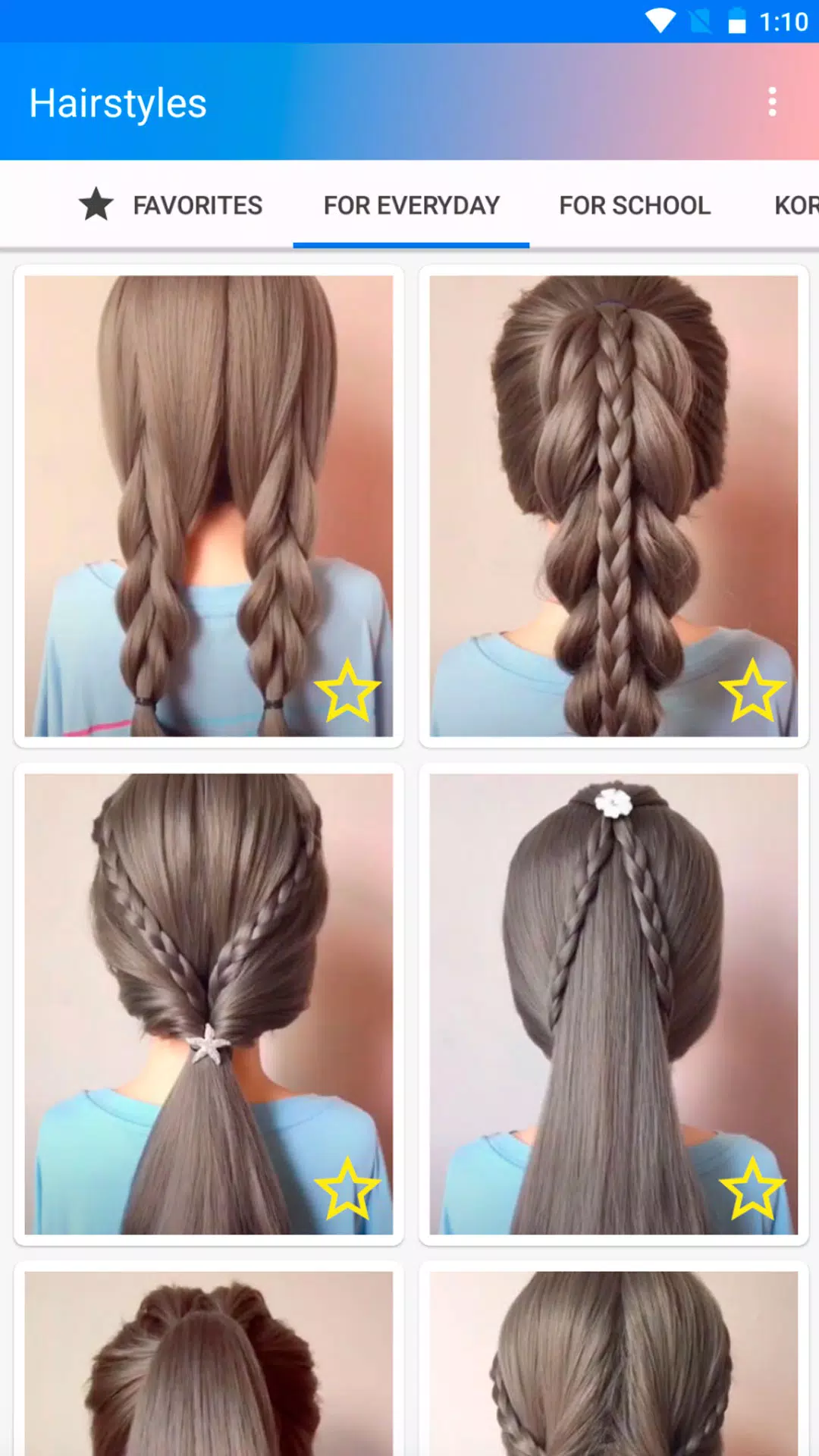 Easy hairstyles step by step ภาพหน้าจอ 0