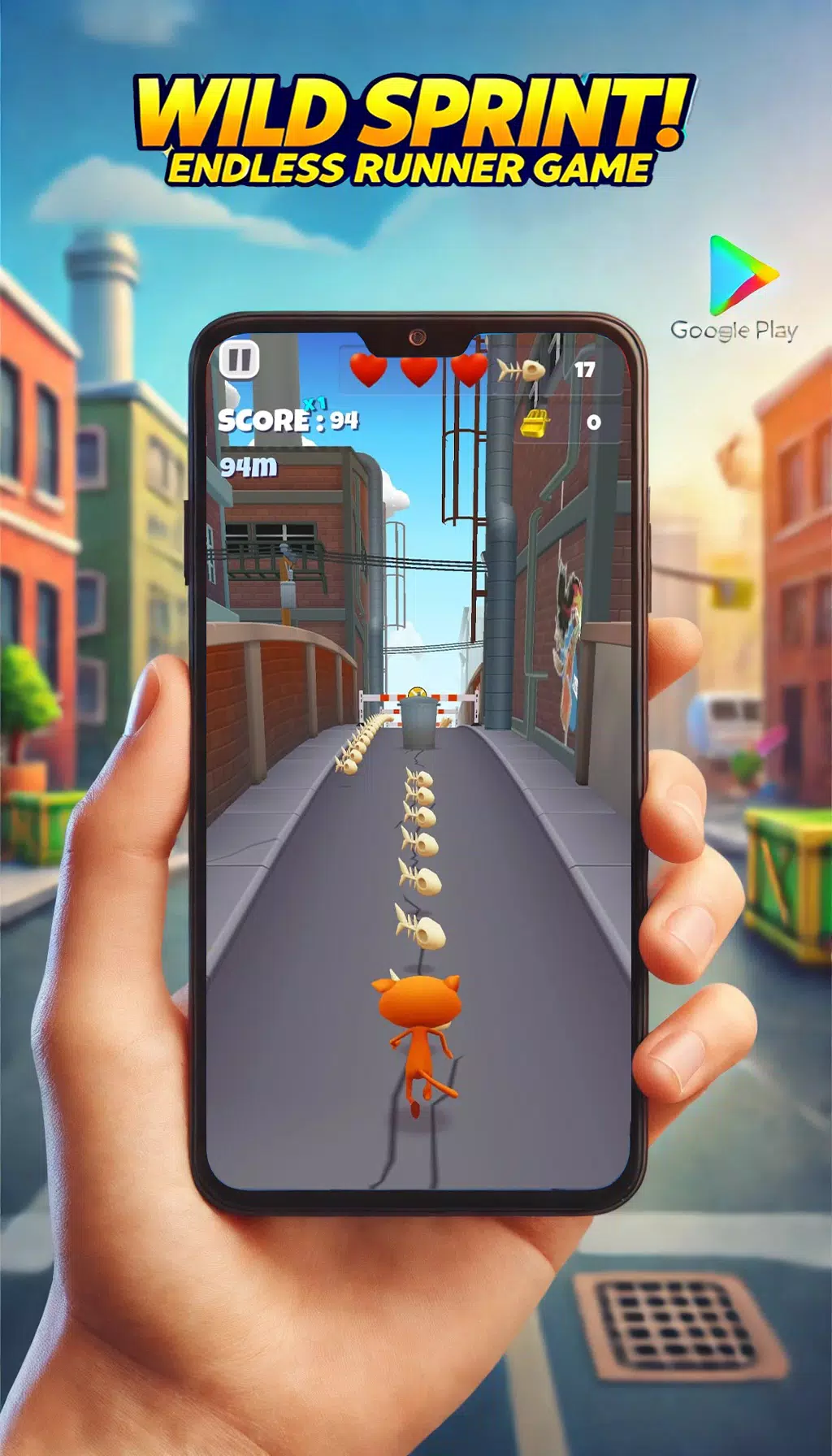 Wild Sprint: Endless Runner Скриншот 0