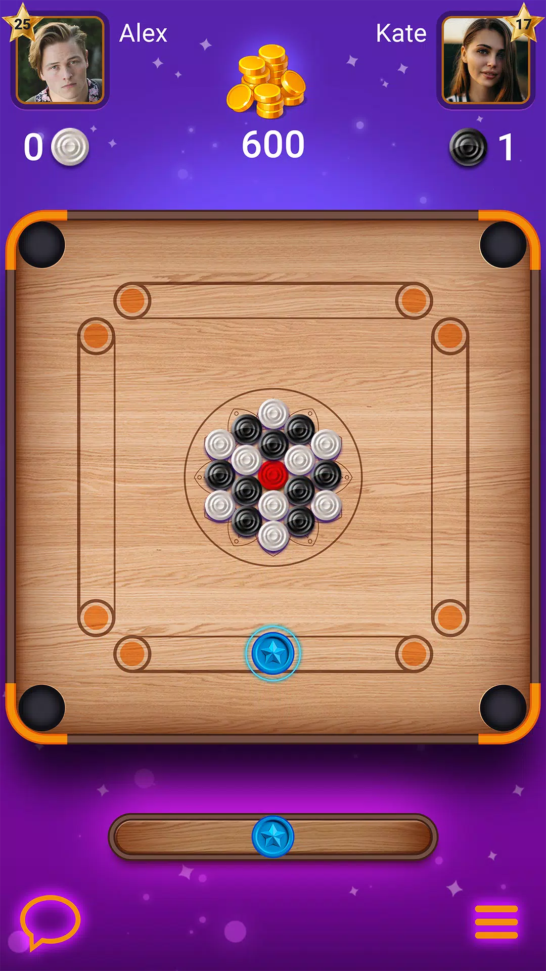 Carrom Lure - Disc pool game Tangkapan skrin 3