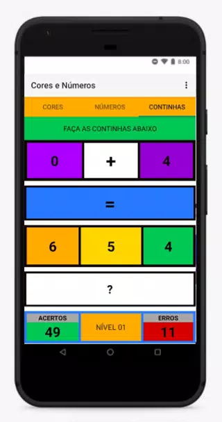 Cores e Números Capture d'écran 2