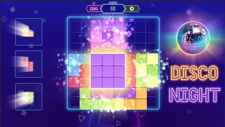 Block Neon 3D : Disco Puzzle スクリーンショット 1