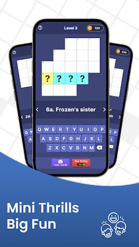 Crossword Mini-Word Puzzle Скриншот 0