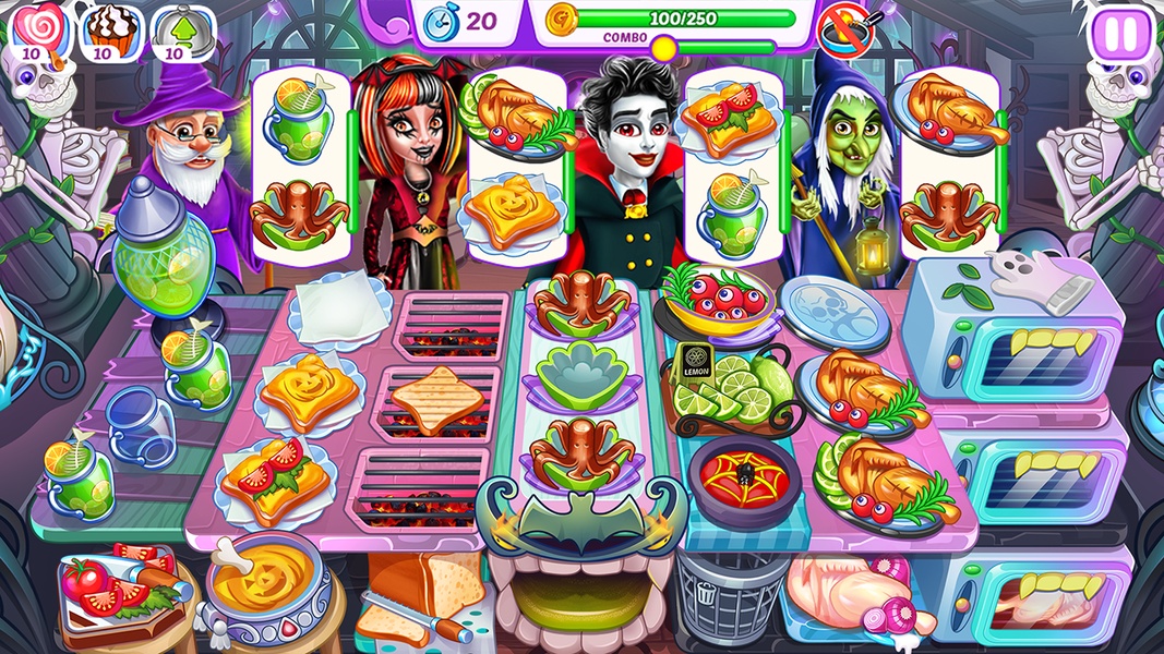 Halloween Madness Cooking Game ภาพหน้าจอ 0