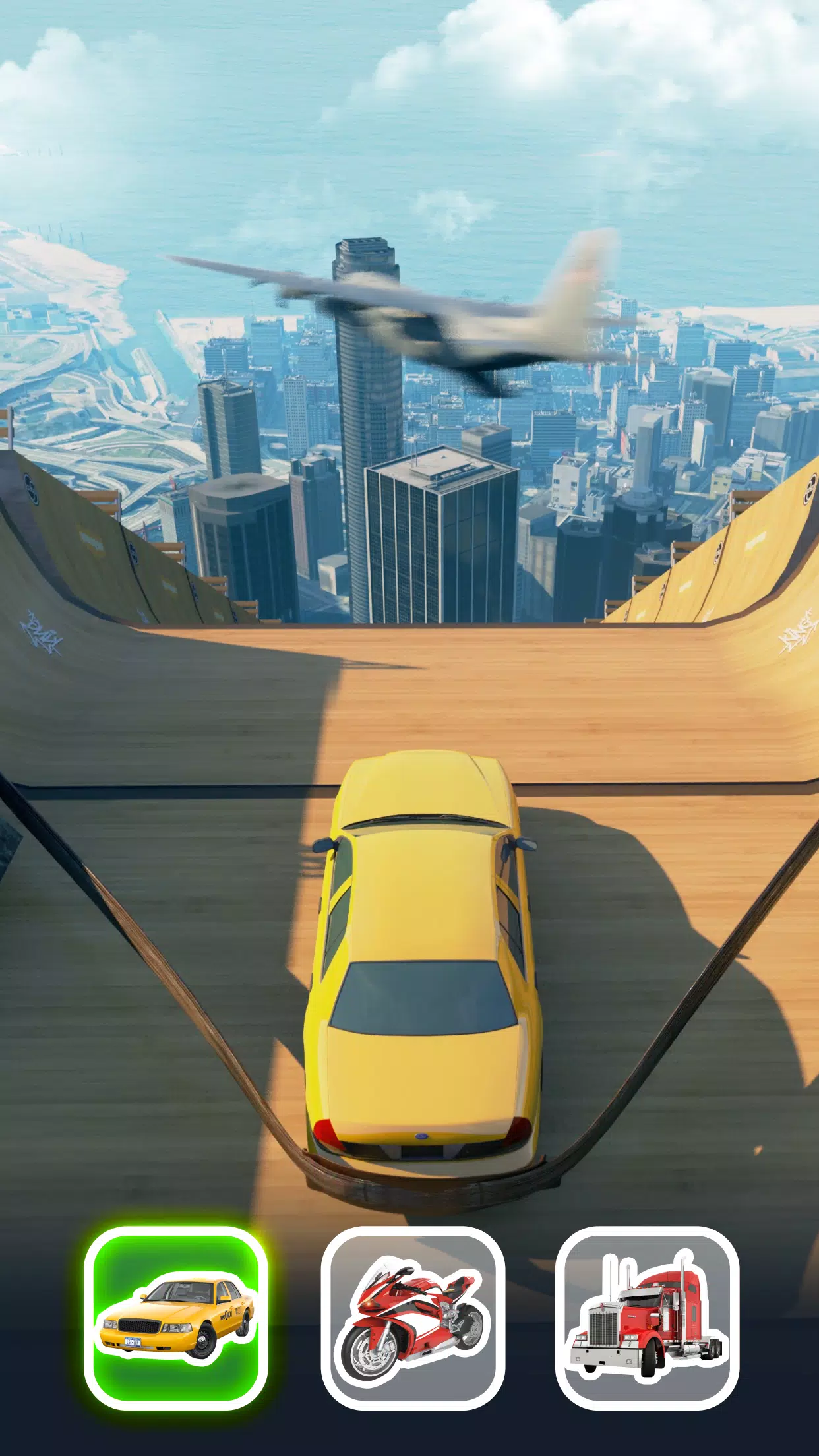 Mega Ramp Car Jumping Schermafbeelding 0