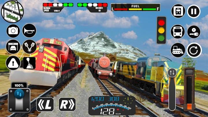 Indian Train Racing Games Capture d'écran 2