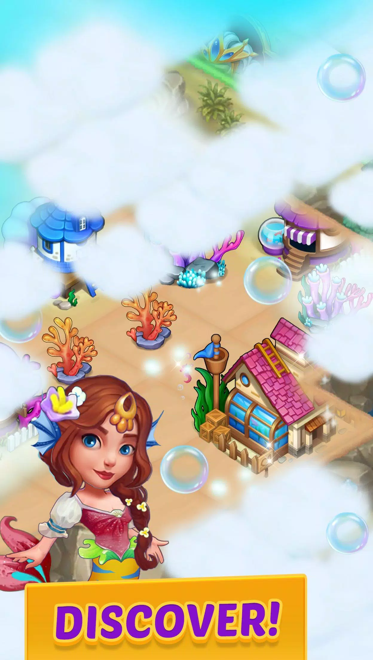 Merge Mermaids-magic puzzles ဖန်သားပြင်ဓာတ်ပုံ 2