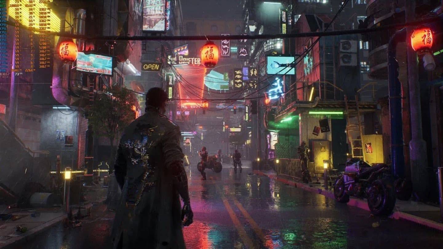 Unreal Engine 5.5 Tech Demo menawarkan gambaran ke dalam metropolis cyberpunk futuristik