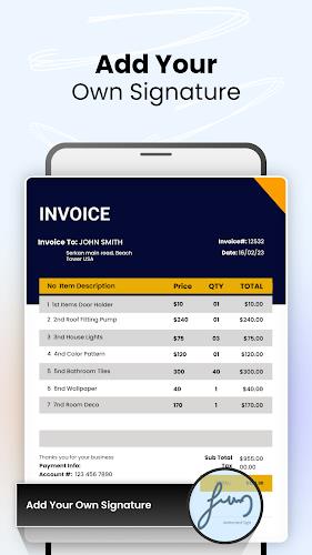 Invoice Maker and Generator スクリーンショット 3