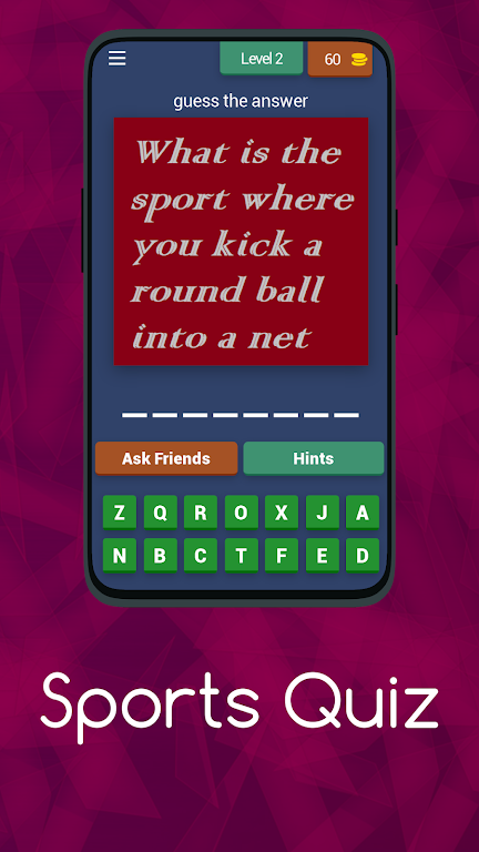 Sports Quiz Zrzut ekranu 1