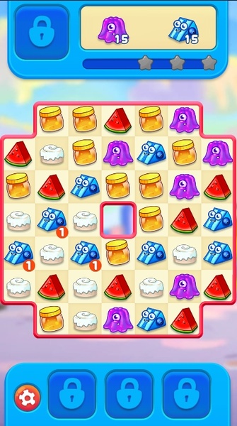 Sugar Heroes - jogo match-3 Captura de tela 0