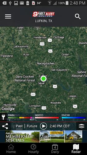 KTRE 9 First Alert Weather Screenshot 3