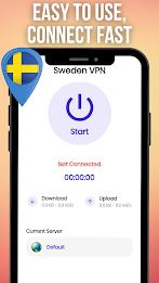 Sweden VPN Ekran Görüntüsü 1