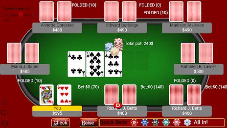 Texas Holdem Poker - Offline C Ảnh chụp màn hình 3