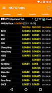 Hong Kong FX Rates スクリーンショット 0