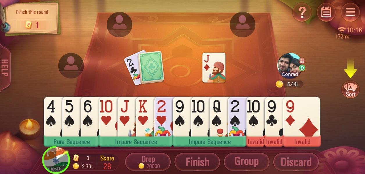 Rummy Plus - Online Indian Rummy應用截圖第1張