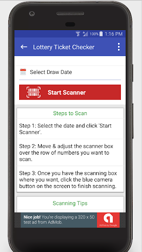 Lottery Ticket Scanner - Pennsylvania Checker Capture d'écran 1