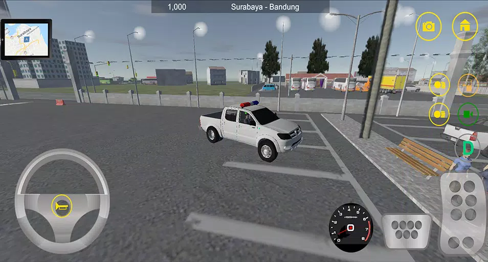 Pickup Police drive Game 3D Capture d'écran 2