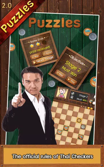 Thai Checkers - Genius Puzzle Ảnh chụp màn hình 0