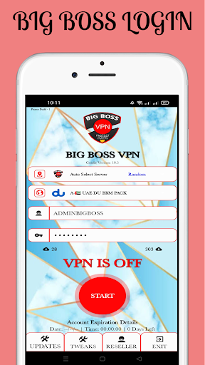 BIG BOSS VPN Zrzut ekranu 1