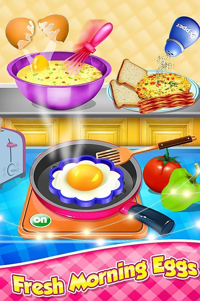 Breakfast Cooking - Kids Game スクリーンショット 0