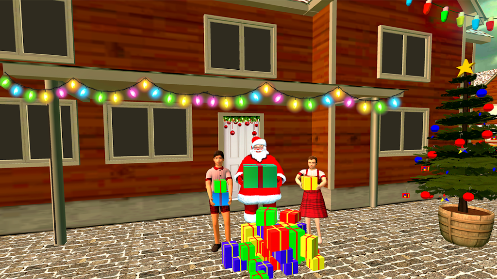 Christmas Santa Gift Delivery Captura de tela 1