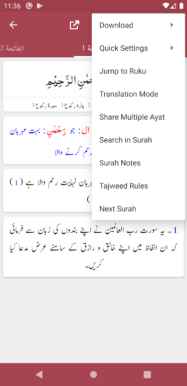 Tafseer Bayan ul Quran Screenshot 3