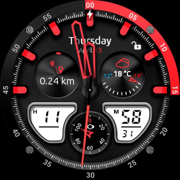 Fury Watch Face Screenshot 1