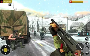 World War 2 Gun Shooting Games Ảnh chụp màn hình 1