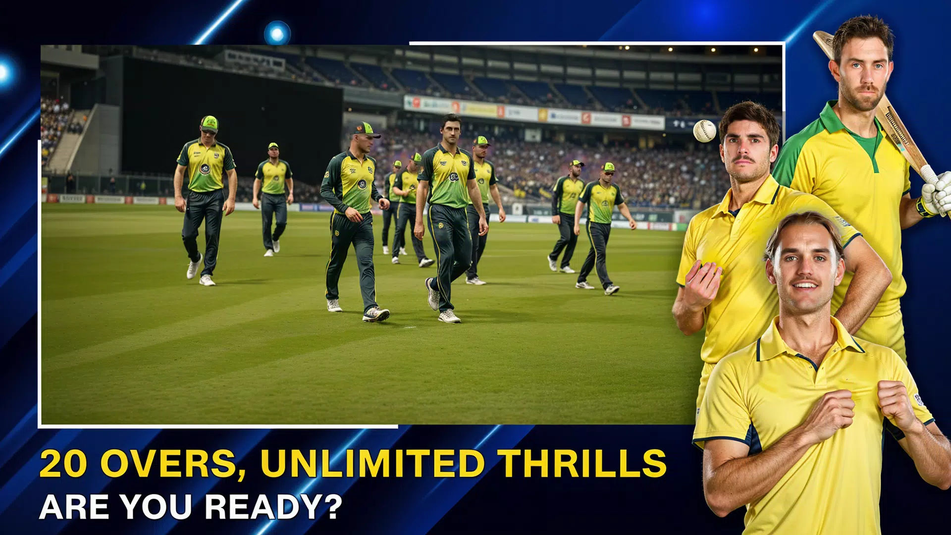 Cricket Champions Real 3D Game Captura de pantalla 0