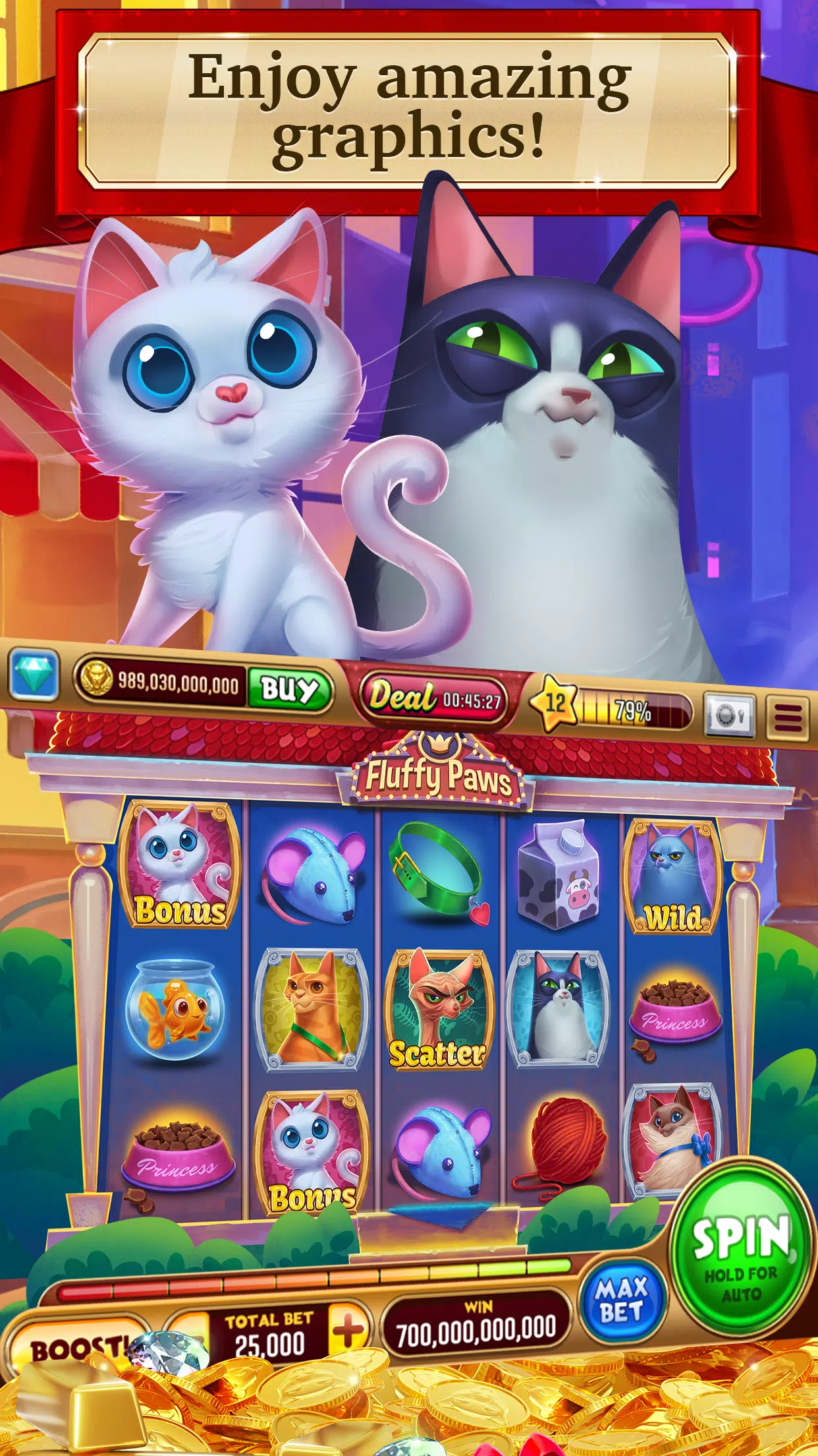 Slots Panther Vegas: Casino স্ক্রিনশট 1