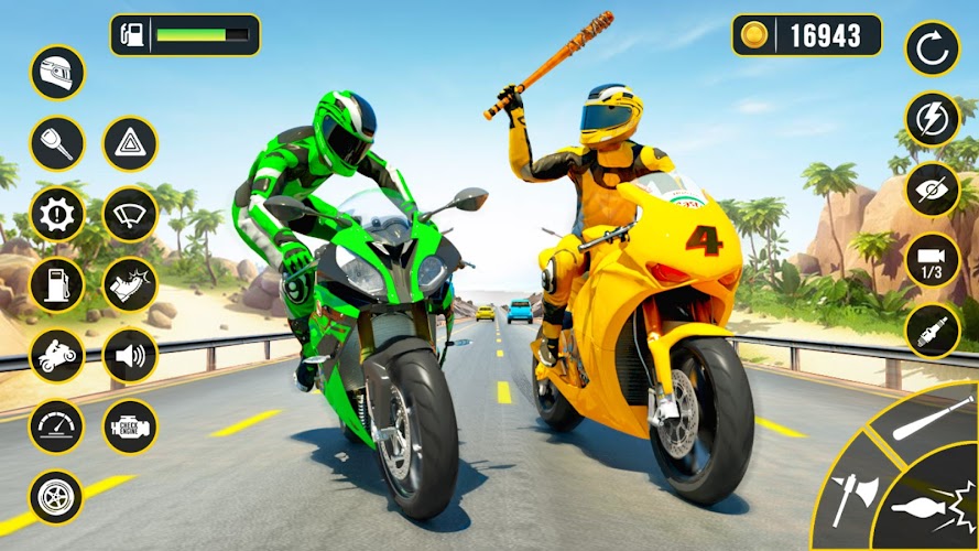 Moto Attack - Bike Racing Game Capture d'écran 1