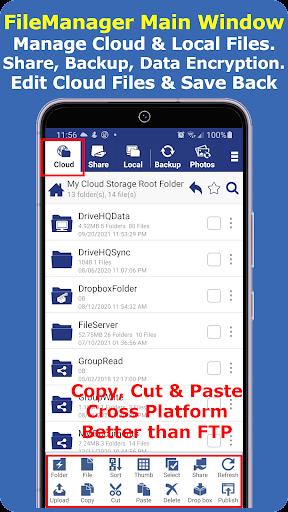 Cloud File Manager Captura de tela 1