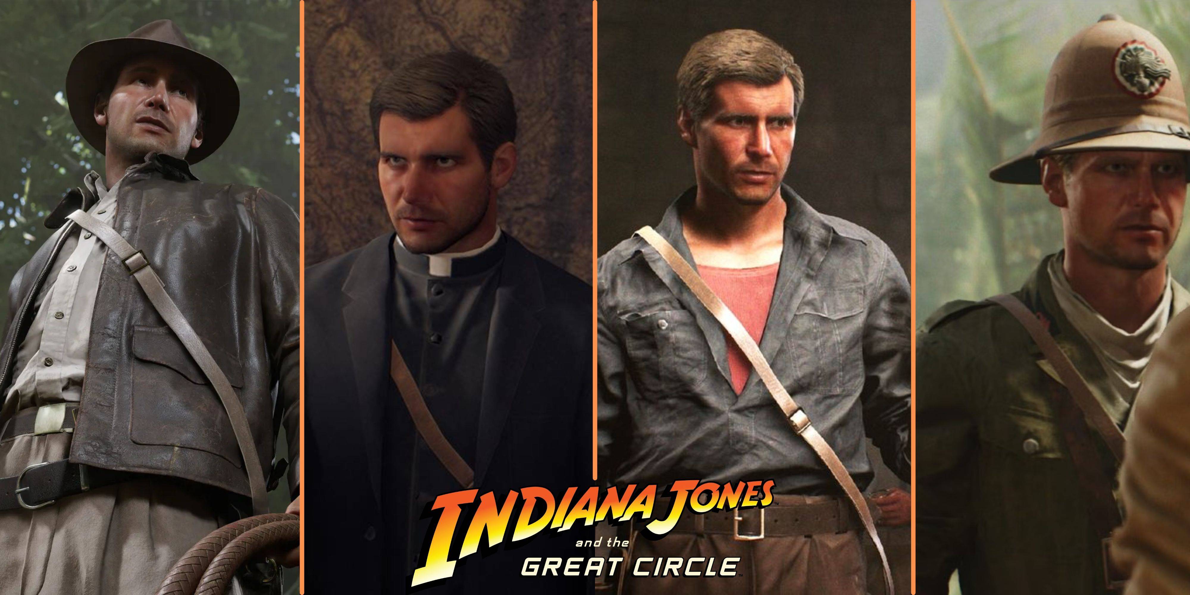 Alle uniforme/vermomde locaties in Indiana Jones en de grote cirkel