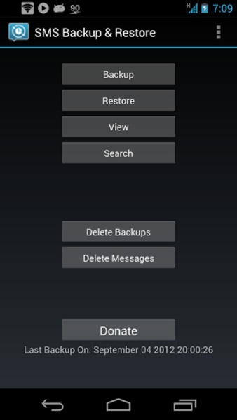 SMS Backup and Restore Ekran Görüntüsü 3