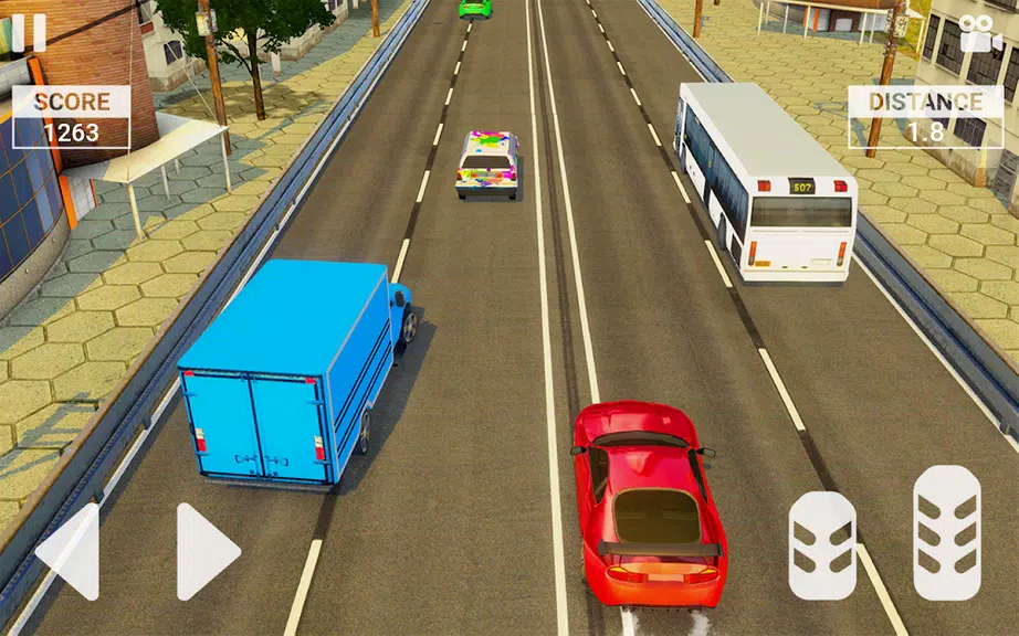 Real Highway Traffic Car Race 스크린샷 2