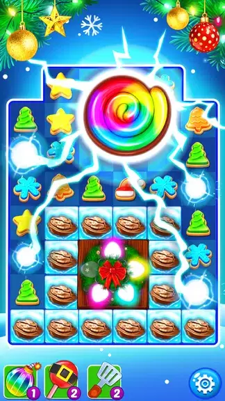 Christmas Cookie: Match 3 Game スクリーンショット 1