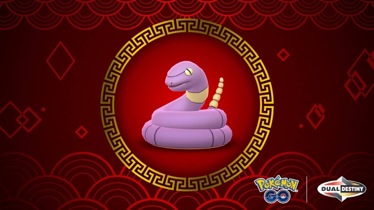 Pokemon GO key art of Ekans for the Lunar New Year event