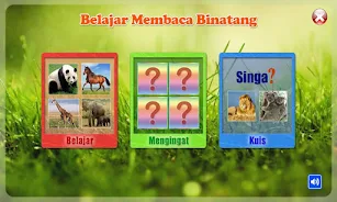 Belajar Membaca Binatang Tangkapan skrin 0