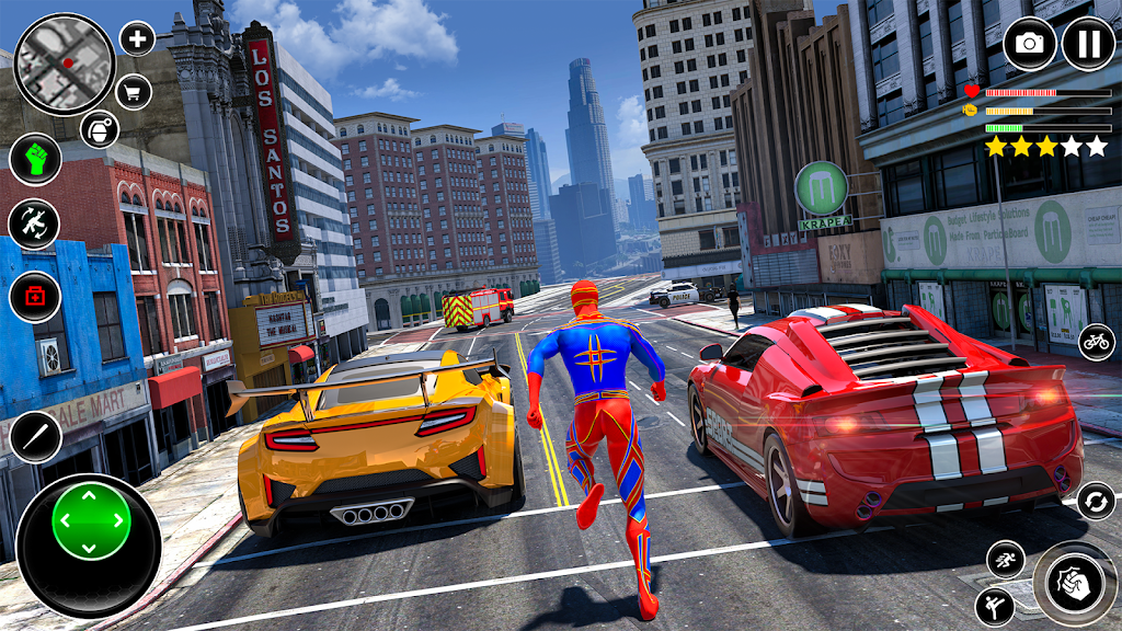 Spider Rope Man Superhero Game應用截圖第3張