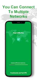 Fast VPN Pro - Secure Proxy Captura de pantalla 1