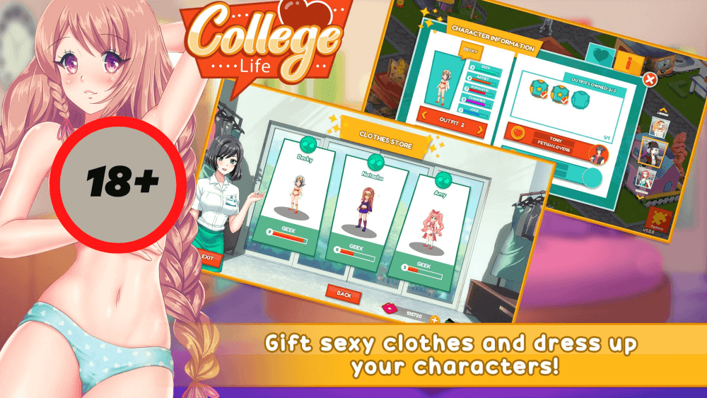 College Life Mod スクリーンショット 1