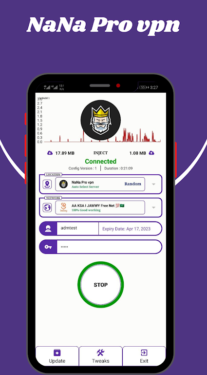 NaNa Pro vpn Ảnh chụp màn hình 0