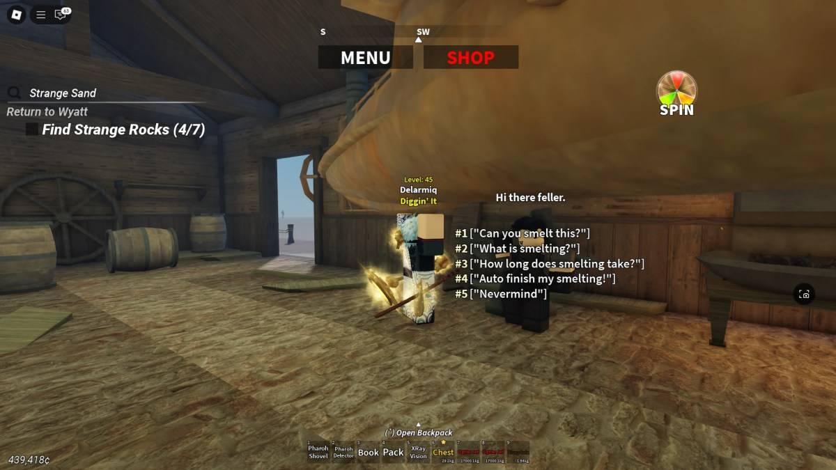 Interacción con el Herrero