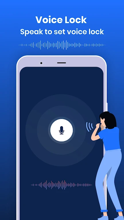 Voice Lock : Speak to Unlock Скриншот 1