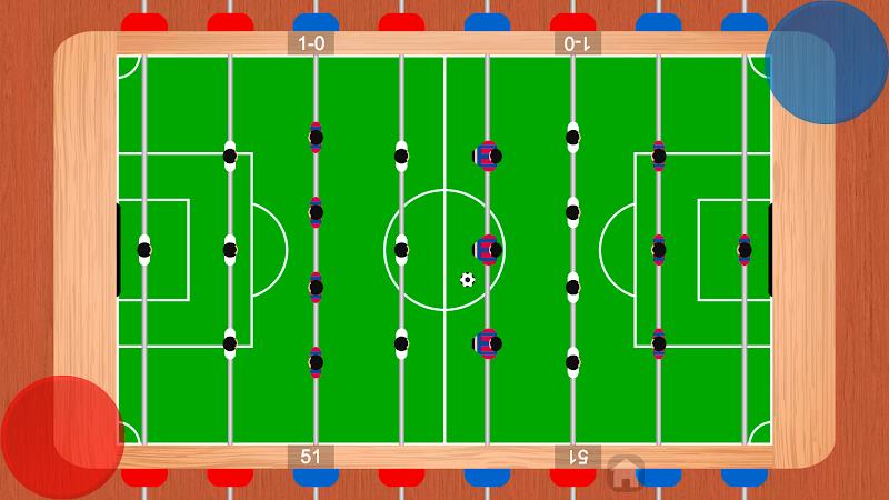 Foosball table soccer 1 2 3 4 Скриншот 3